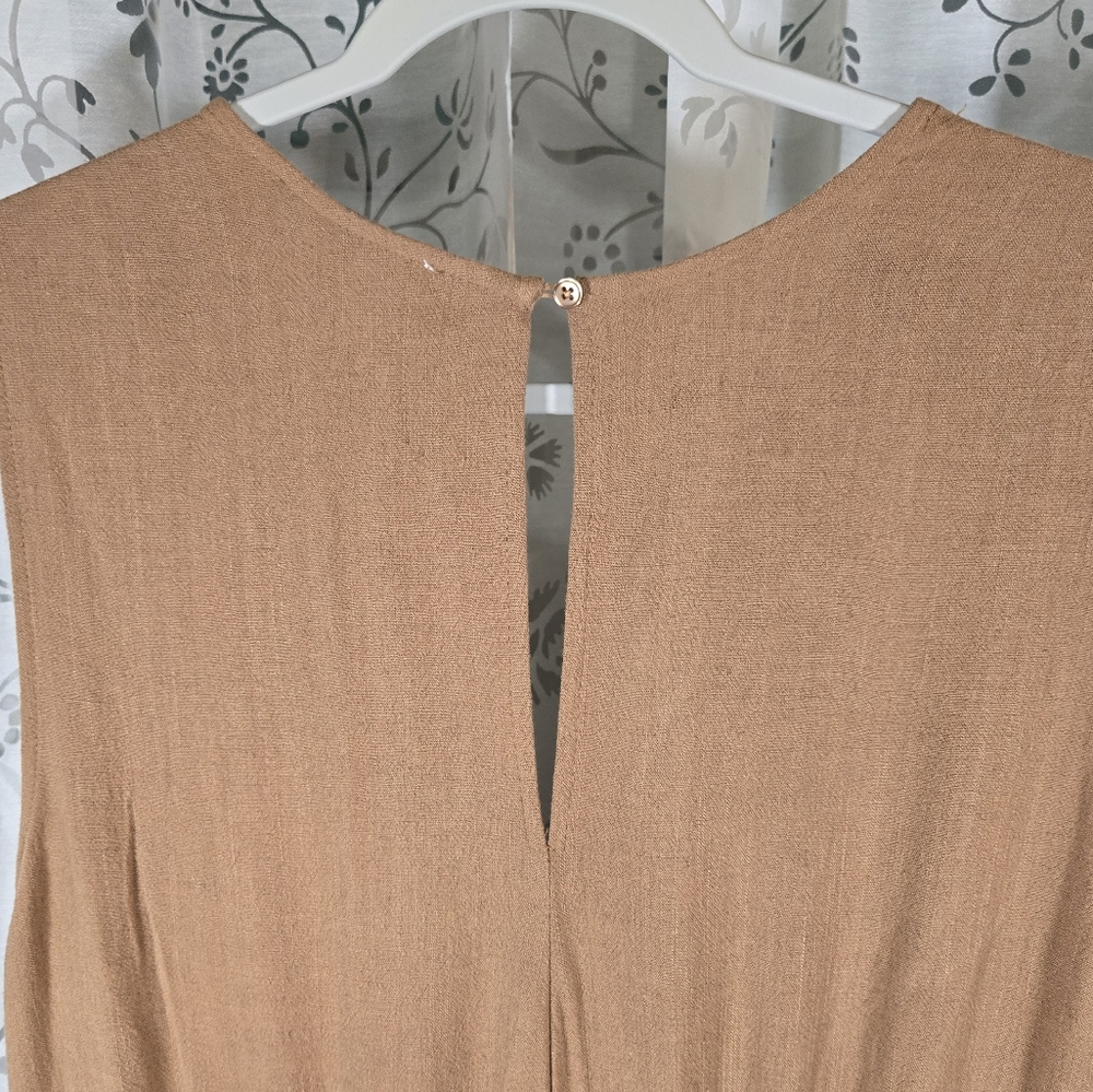 Dex “Miley” Romper Dark Tan, Size Large, New With‎ Tags, Brown Dex Romper Large - Picture 5 of 8